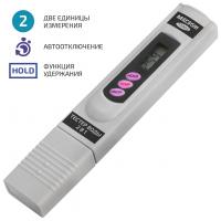 TDS метр 2 в 1 (солемер/ термометр) МЕГЕОН 17003